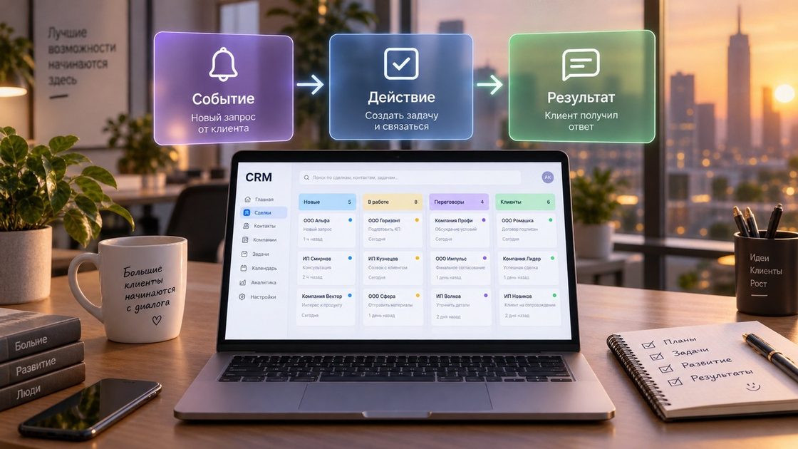 Автоматизация в amoCRM: с чего начать